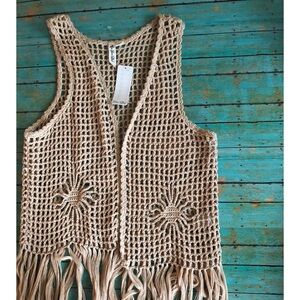 crochet festival fridge vest • NEW